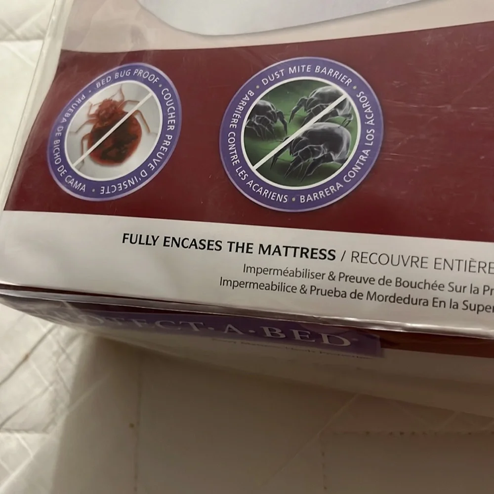 Brand new bug lock mattress encasement